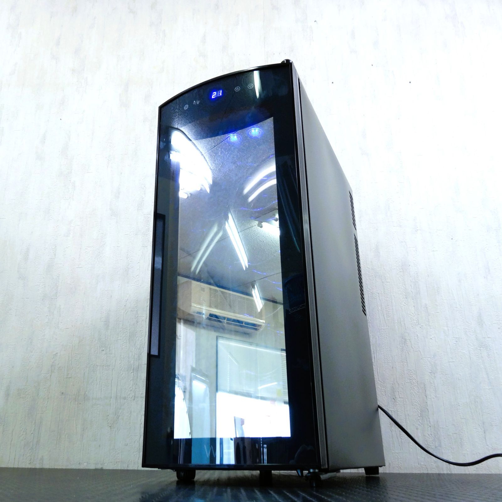WIE ワインセラー WIWCTE12BFGADX 32L 12本収納 ワインクーラー