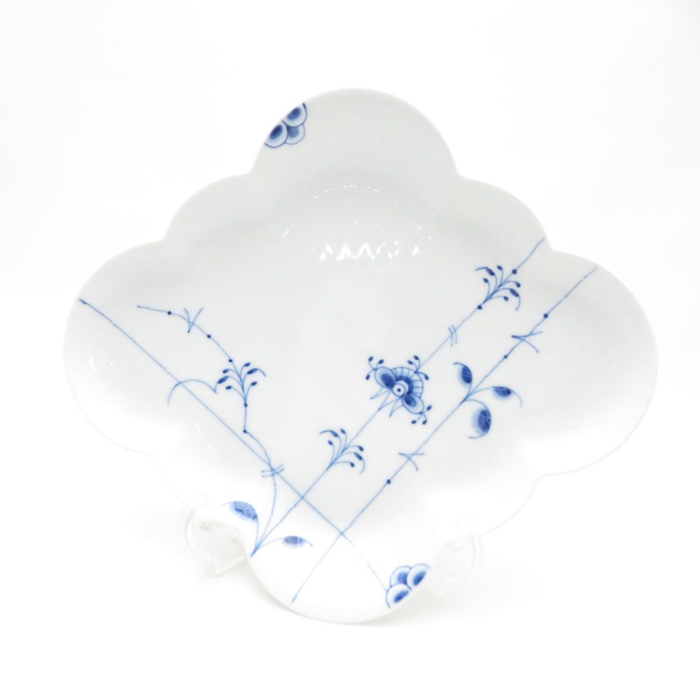 ROYAL COPENHAGEN ロイヤルコペンハーゲン ブルーパルメッテ 726 菱形ディッシュ 変形皿 26cmプレート 大皿 SY13328K1