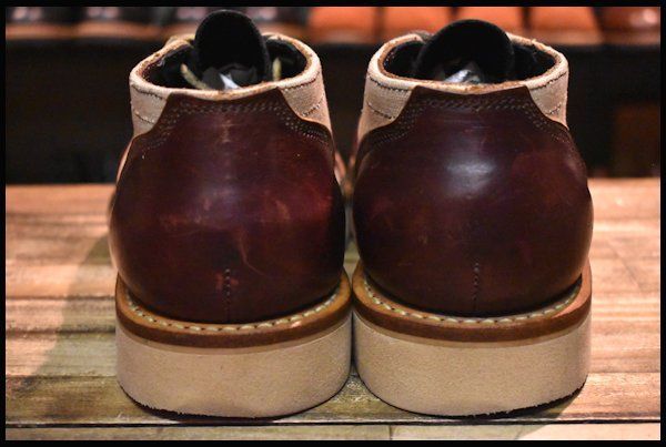 UK7 良品】VIBERG ヴァイバー オックスフォードLTT ブラウン×クリーム