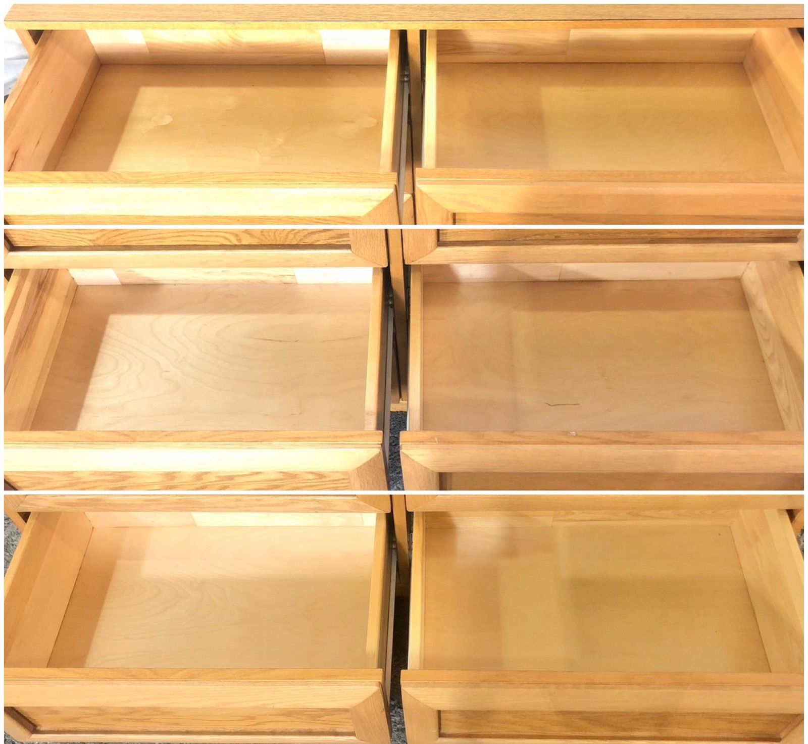 【アメリカ家具】3段ワイドチェスト DCI Furniture 引き出し6杯 ドレッサーチェスト サイドボード アンティーク 米軍放出品☆BI19CM-W#23 アメリカ家具3段ワイドチェスト DCI Furniture 引き出し6杯