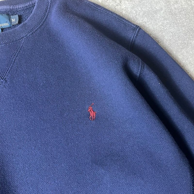 90s POLO RALPH LAUREN RWタイプ スウェット トレーナー M / 90