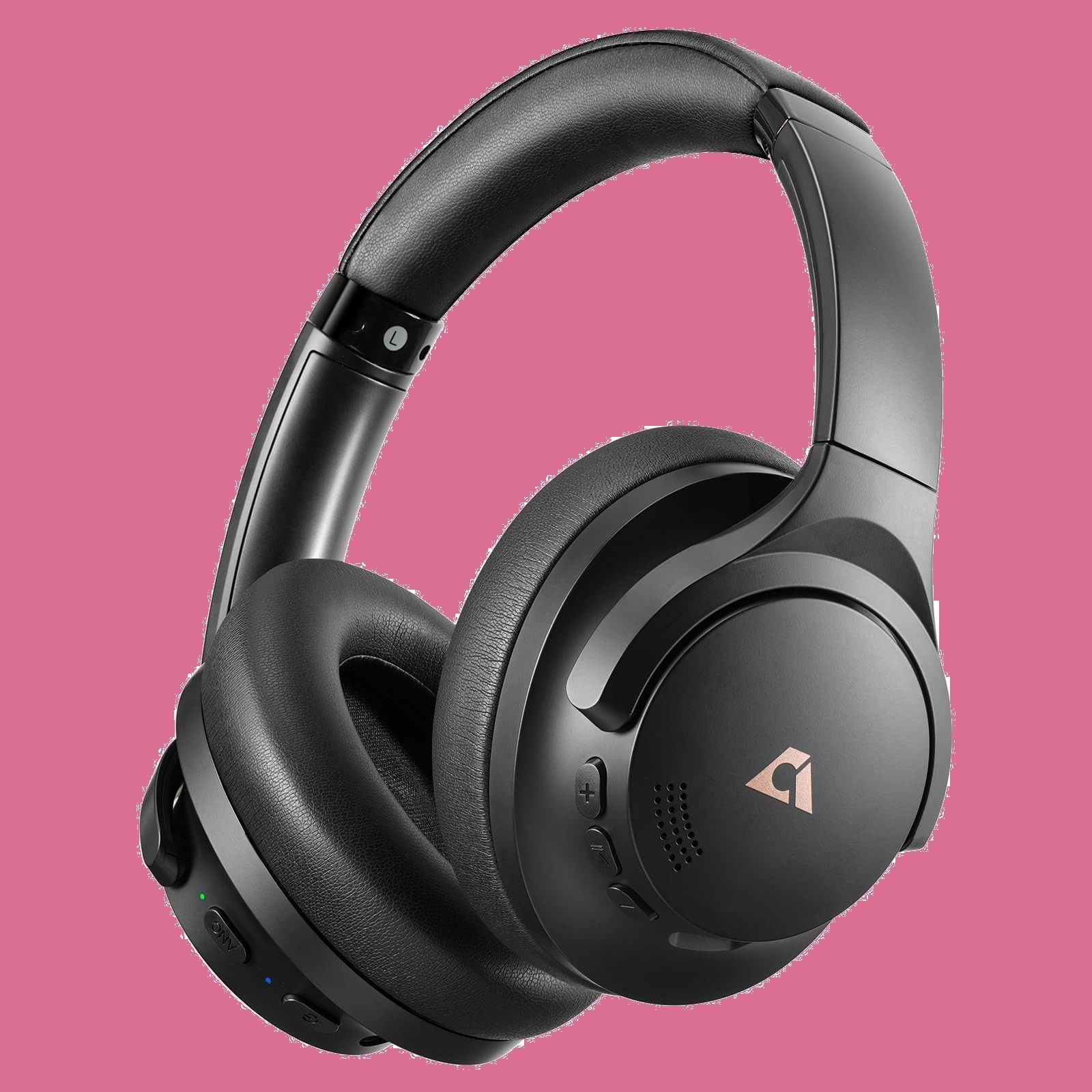 新着商品 ブラック ヘッドフォン ハイレゾLDAC|AAC対応 75Hまでの連続再生時間 有線|無線両用|折りたたみ式|柔らかい|軽量 旅行|オフィス|家で音楽を聴くのに適している ノイズキャンセリング 5.3 bluetooth ワイヤレスヘッドホン