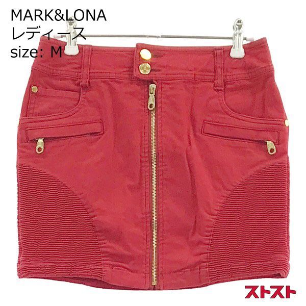 サイズ：M MARK&LONA マークアンドロナ ストレッチスカート レオパード