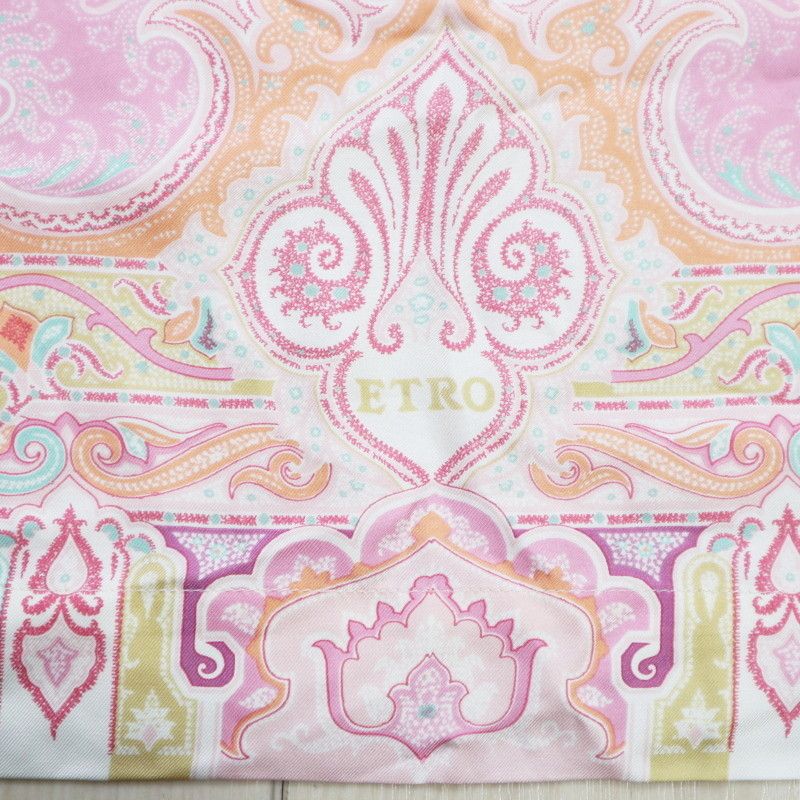 ETRO エトロ ペイズリー柄 レーヨン/シルク ニット 半袖