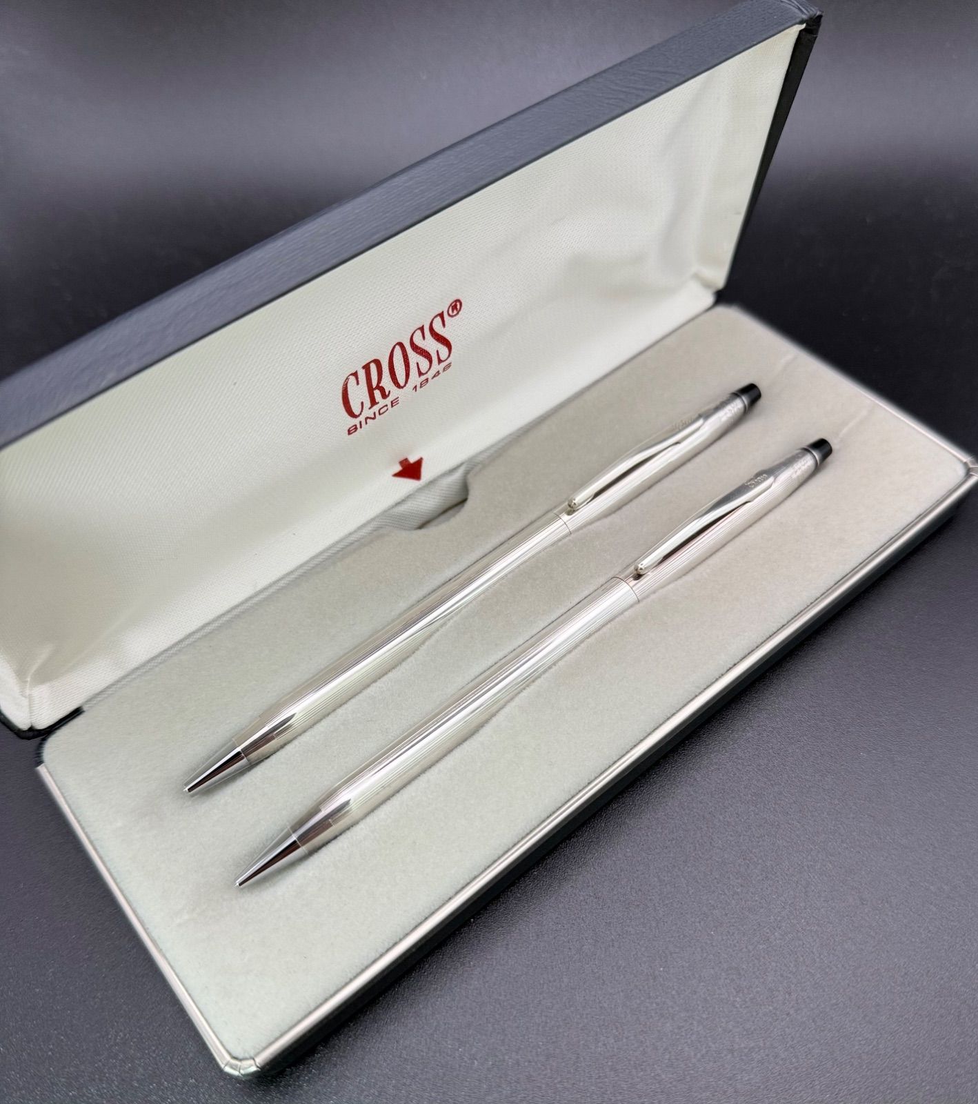 CROSS クラシックセンチュリー シルバープレート ボールペン シャーペン セット #猫のペン屋 #ペンライフ