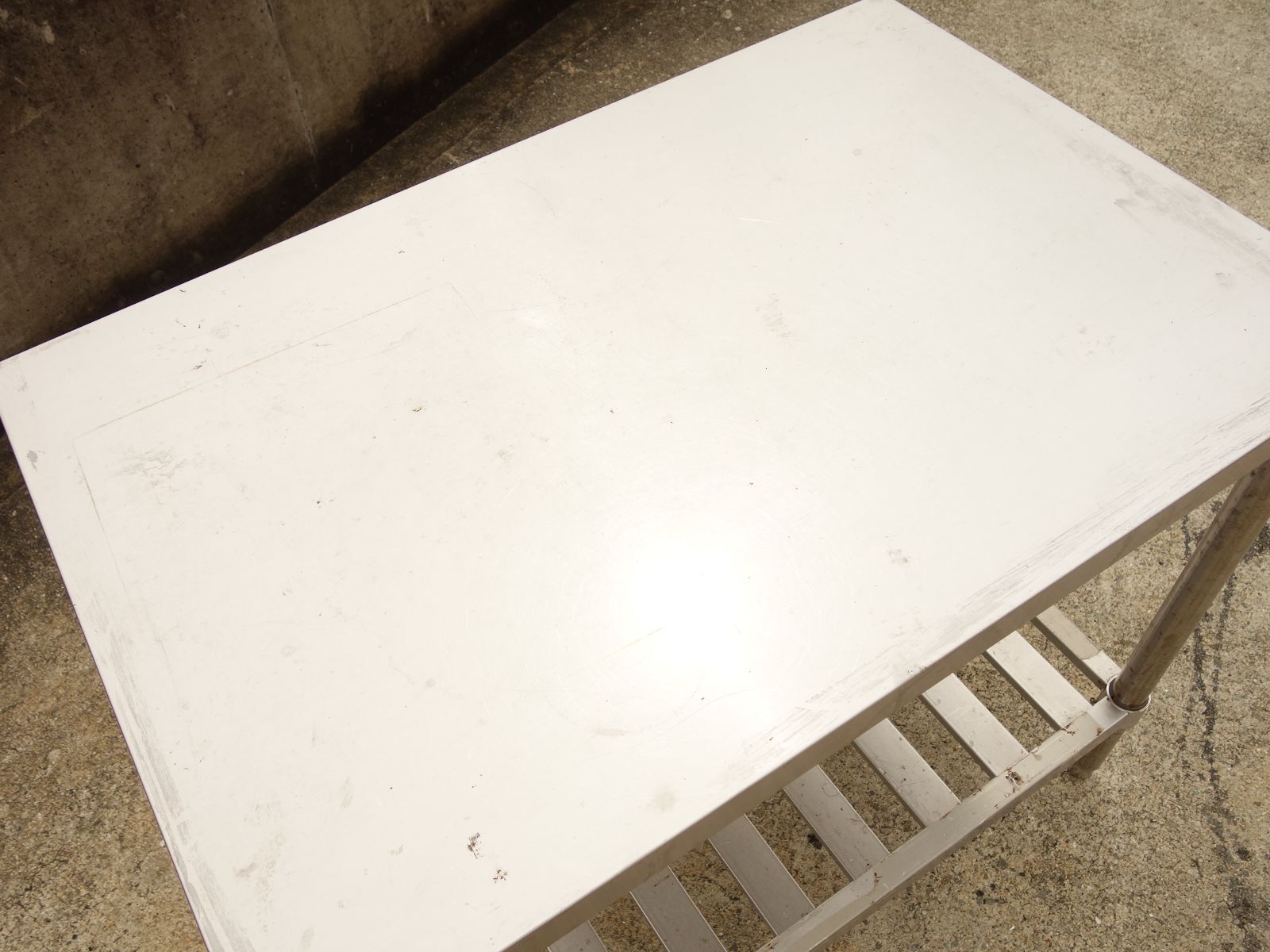 M▽業務用 厨房 作業台 棚 ステンレス 幅900×奥行600×高さ795 Fe1936 HRDEVELOPMENT_JP