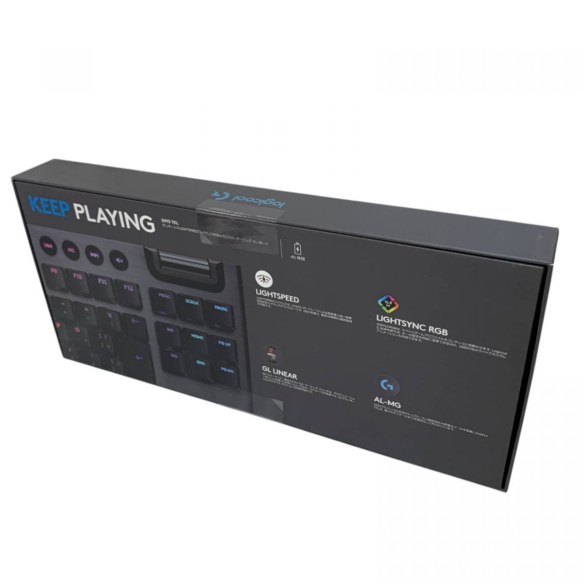 ゲーミングキーボード logicool ロジクール G913 TKL テンキーレス ワイヤレス RGB G913-TKL-LNBK AMK839104相