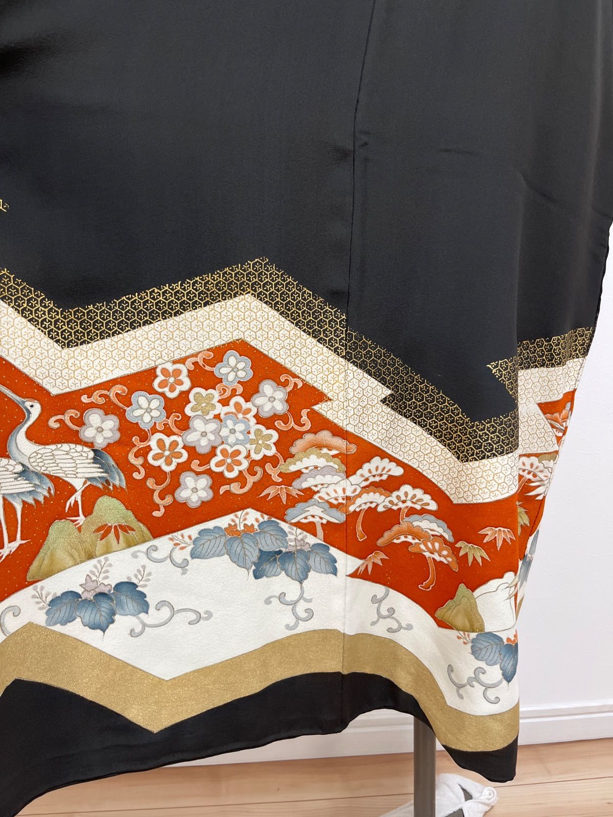 着物まとめ売り、袷、色留袖、黒留袖、リメイク素材、正絹P510