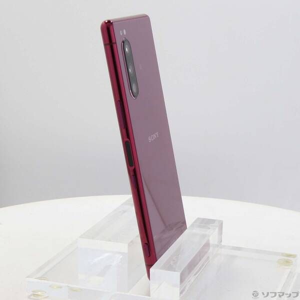 品〕 Xperia 5 128GB レッド J9260 注文 SIMフリー【297】 SIMフリー