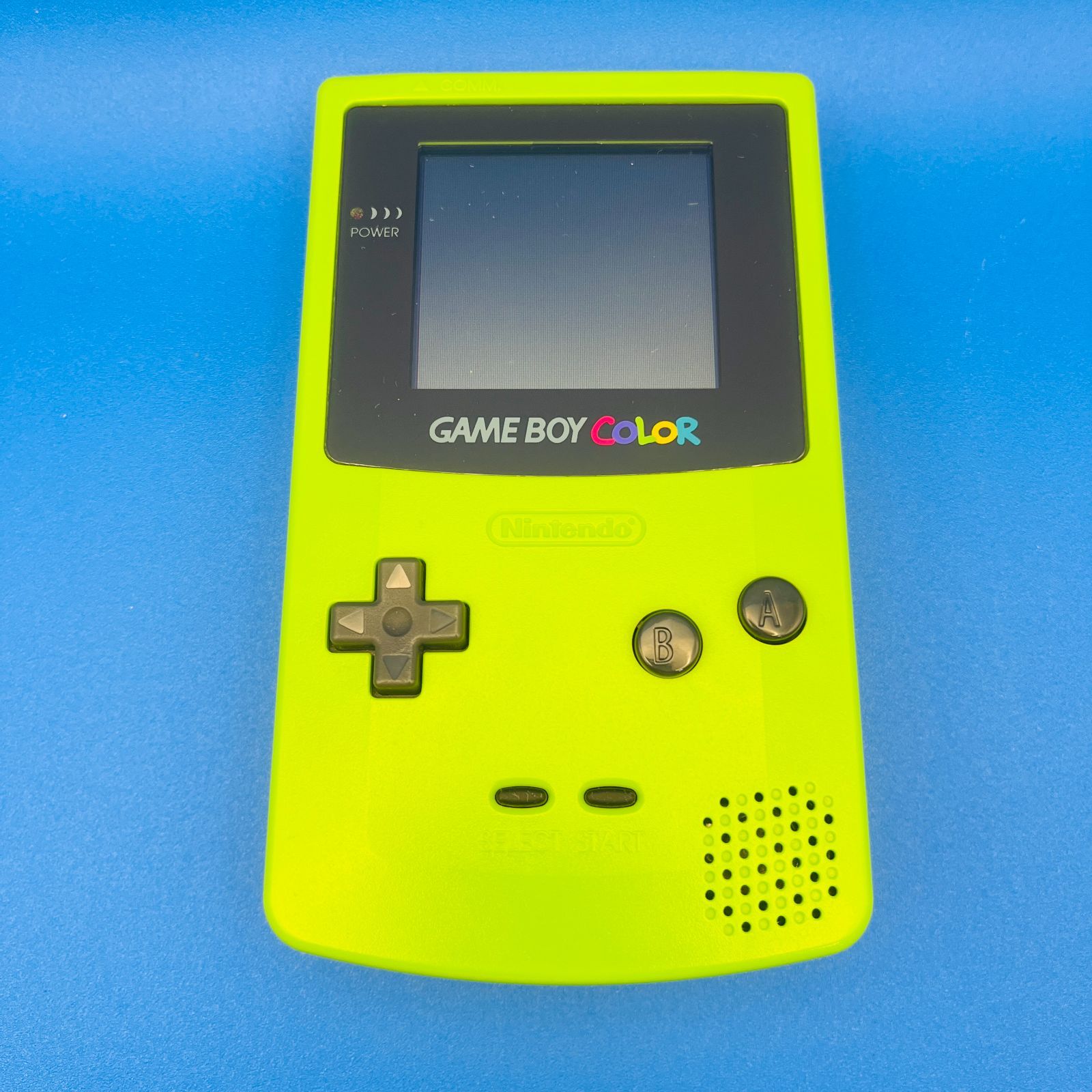 ◇553 【極美品】【完品】任天堂 ニンテンドー NINTENDO ゲームボーイカラー GAME BOY COLOR GB LIME GREEN  ライムグリーン 取扱説明書付き 箱付き - メルカリ