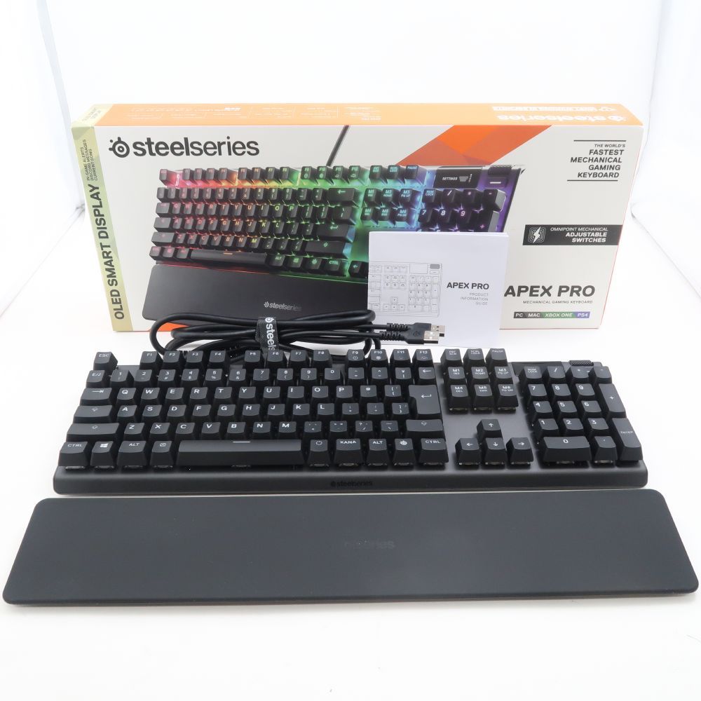 steelseries スティールシリーズ APEXPRO ゲーミングキーボード 1点 有線 日本語配列 フルサイズ HK24