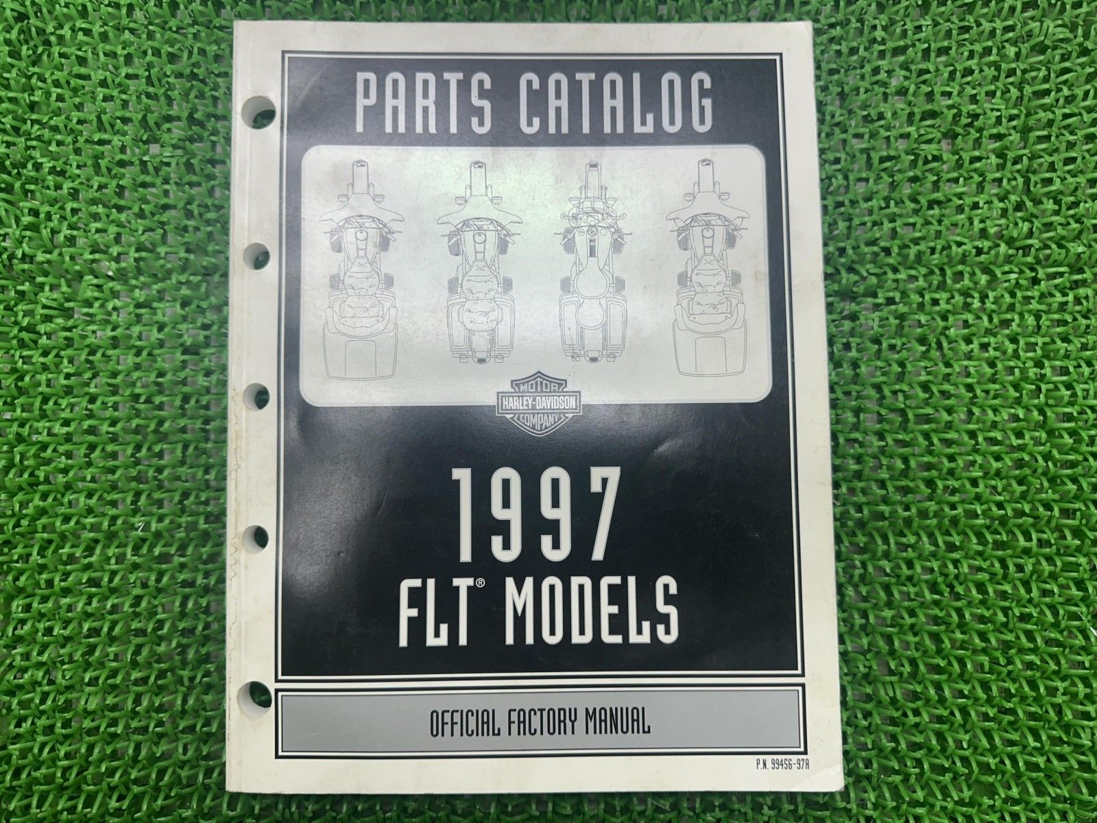 FLT パーツリスト 英語版 ハーレー 正規 バイク 整備書 1997年FLTモデル ツーリング パーツカタログ 車検 パーツカタログ 整備書 Ck