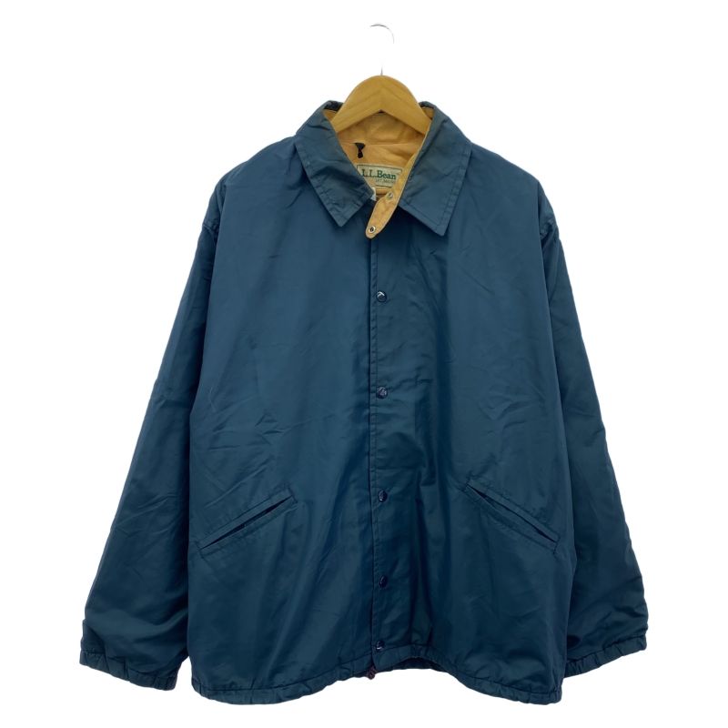 70s L.L.Bean コーチジャケット サイズXL ブロック字 エルエルビーン ネイビー 19