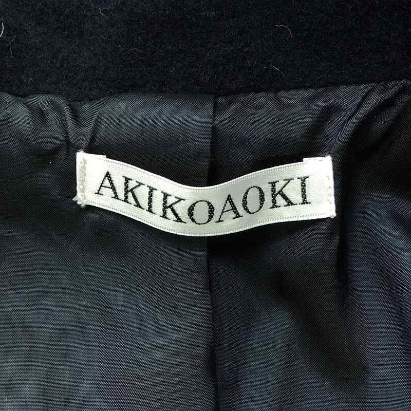 AKIKOAOKI / アキコアオキ | 2022AW | ウール フライフロント ゲンブ