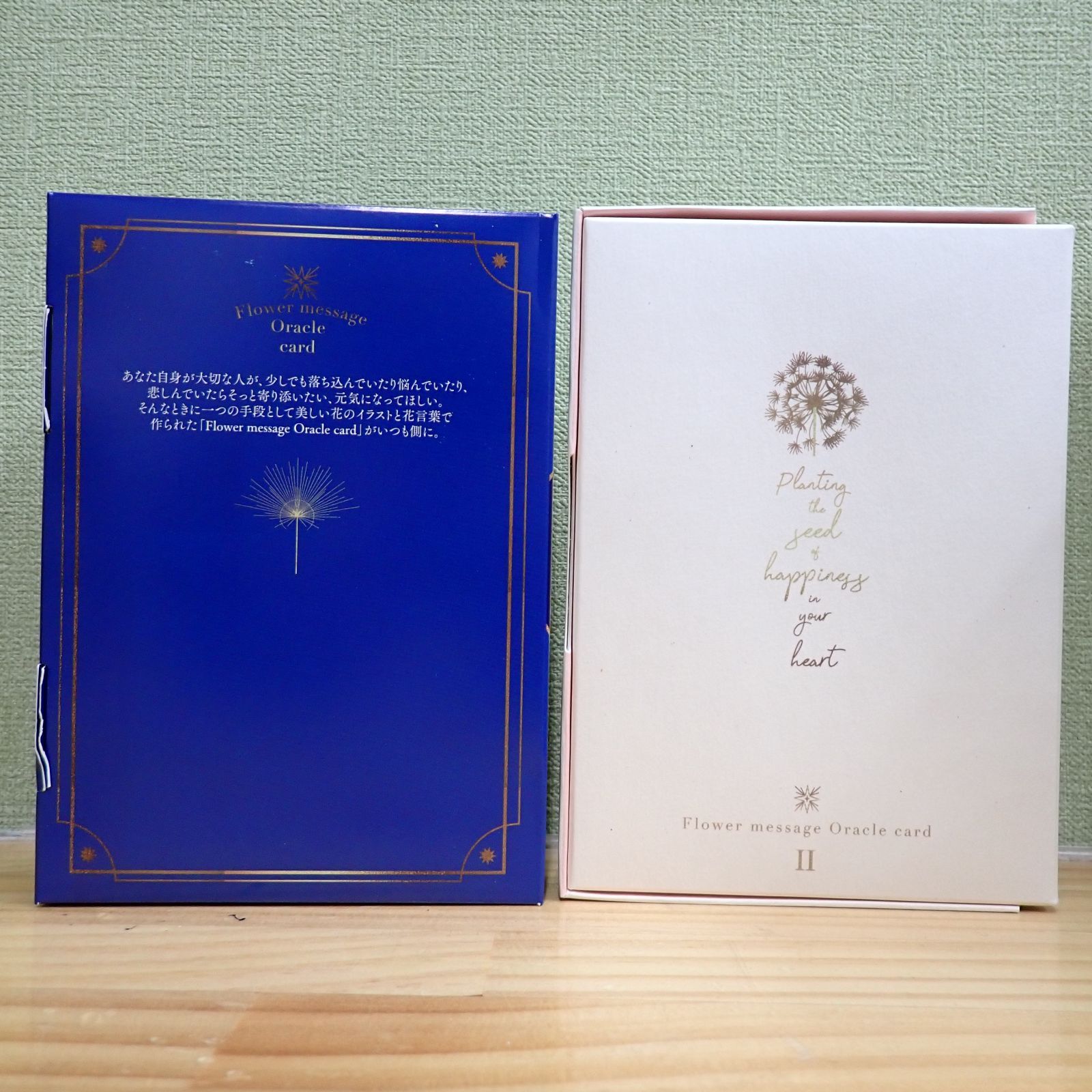 2303d1-60☆【日本語版】Flower Message Oracle Card 2点セット