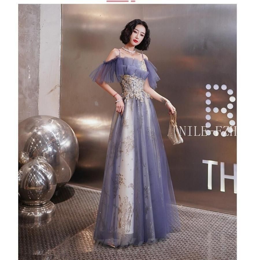 ブライズメイド ドレス レディース ロングドレス 花嫁の介添えドレス プリンセスドレス 結婚式 二次会 パーティー 演奏会 発表WP数量 価格926