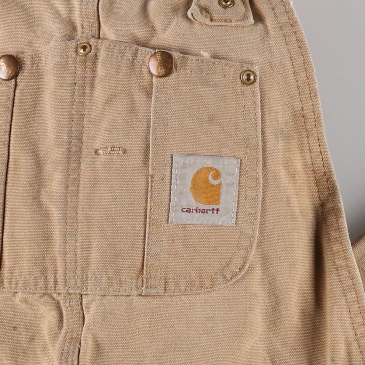 古着　USA製　カーハート　ダブルニー　オーバーオール 90s USA製 carhartt カーハート ダブルニー ダック