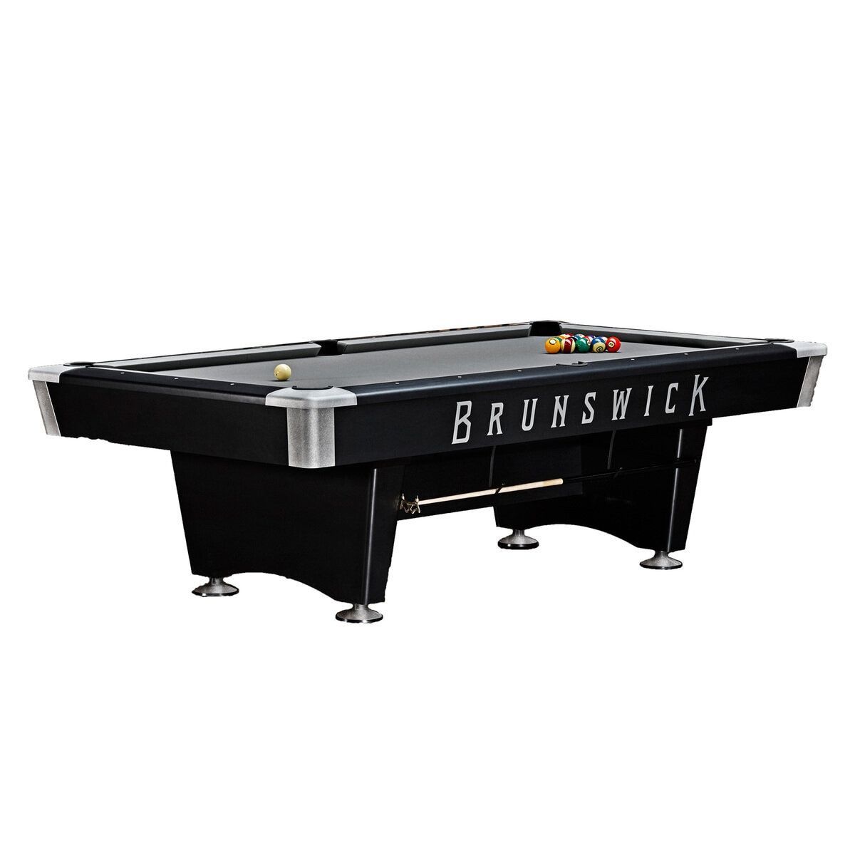 倉庫直送】ブランズウィック ブラックウルフ プロ ビリヤードテーブル
