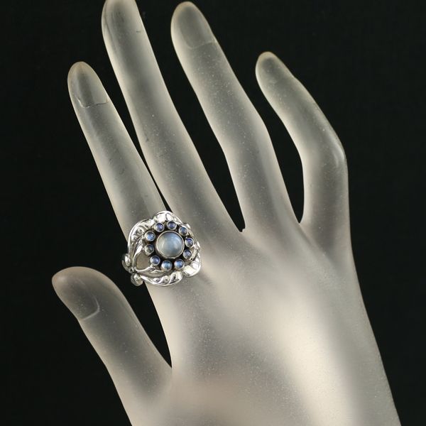   ジョージジェンセン リング ムーンストーン リング ムーンライト ブロッサム(MOONLIGHT BLOSSOM) リング I Georg Jensen