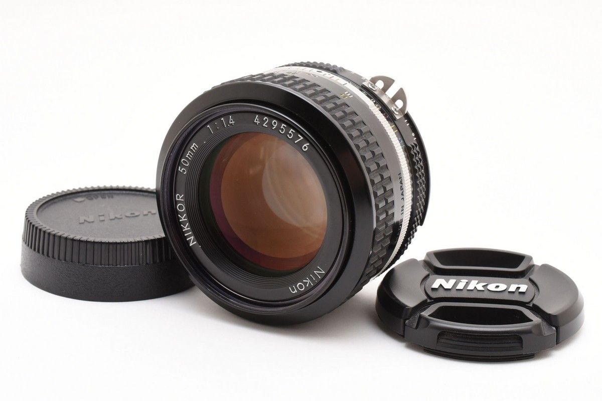 良品】Nikon NIKKOR 50mm 1:1.4 Ai 単焦点レンズ ファッション ニコン
