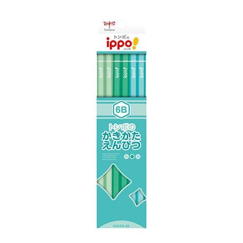 まとめ トンボ鉛筆 かきかた鉛筆 プレーン グリーン 6B KB-KPN04-6B ×20セット