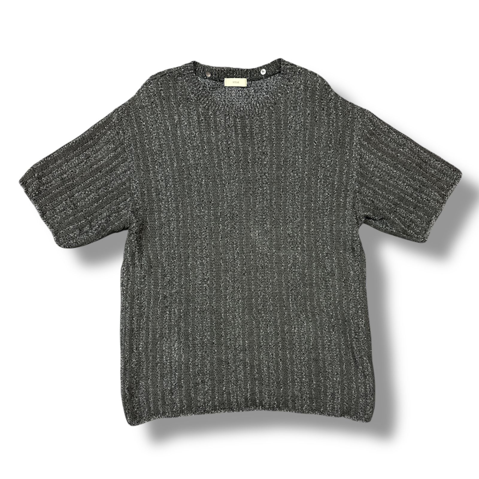 参考上代30800円 STEAF 25SS FISHERMAN KNIT フィッシャーマン 参考上代30800円 STEAF 25SS FISHERMAN KNIT フィッシャーマン