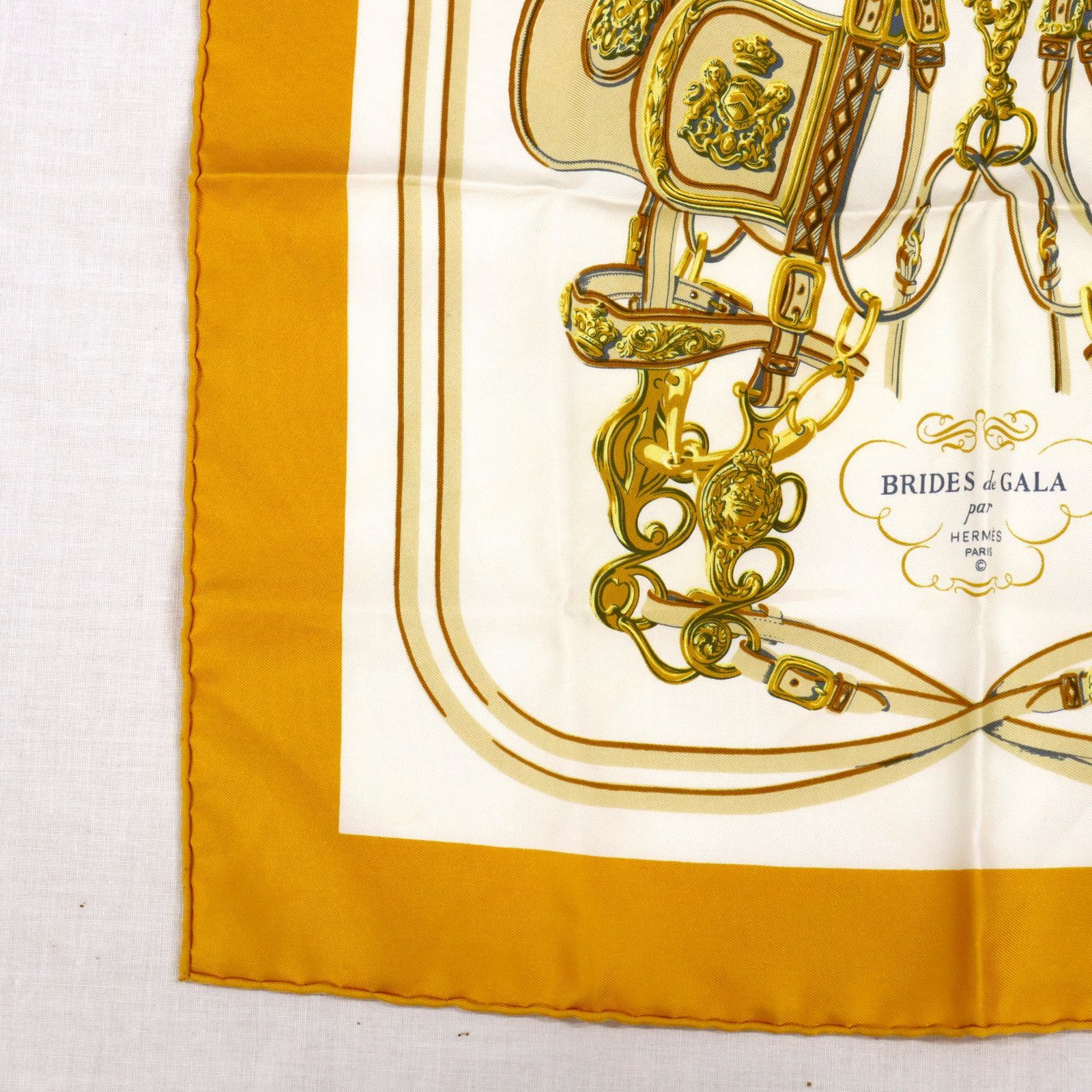 美品 HERMES エルメス プチカレ40 ガヴロッシュ Brides de Gala 式典用