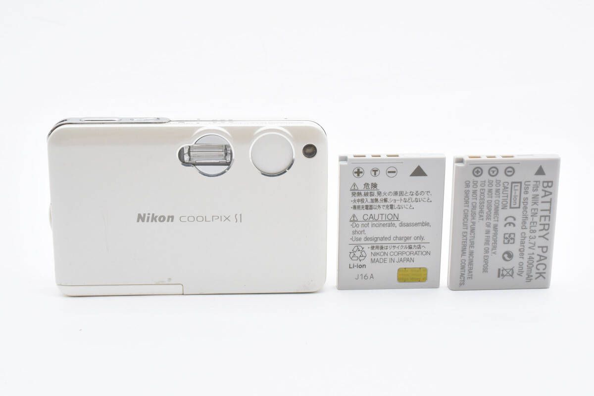 ☆ニコン Nikon COOLPIX S1 ホワイト コンパクトデジタルカメラ
