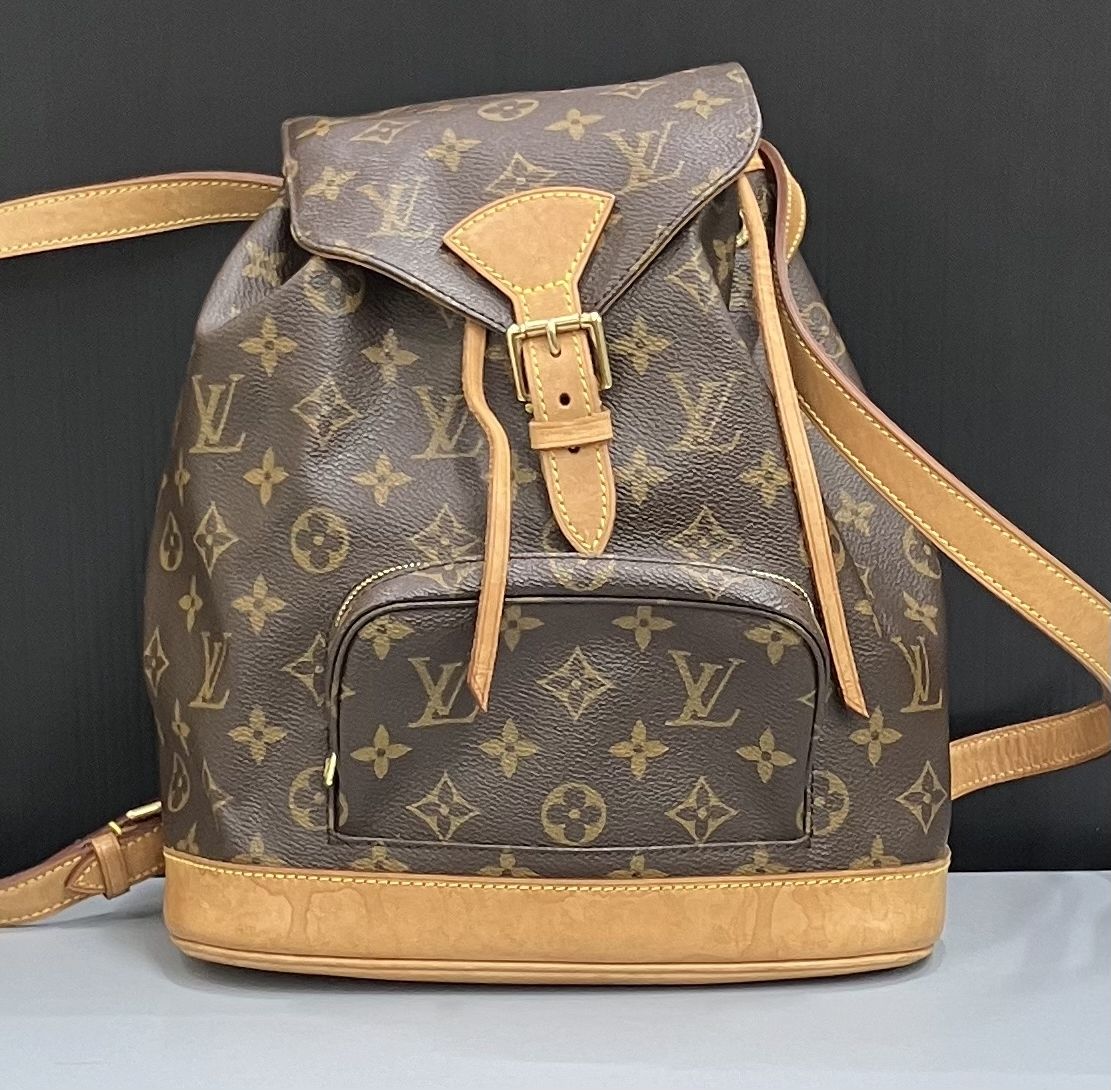 LOUIS VUITTON ルイヴィトン モノグラム モンスリMM M51136 外寸目安W25H30D12