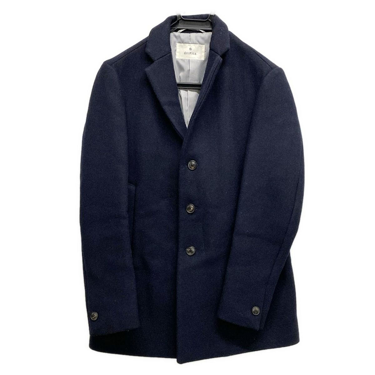 EDIFICE エディフィス コート サイズ46 XL メンズ - ダークネイビー 長袖 秋 冬
