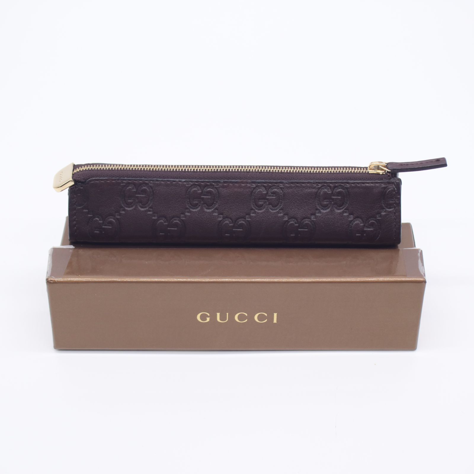 GUCCI グッチ レザー ペンケース - 通販 - pinehotel.info