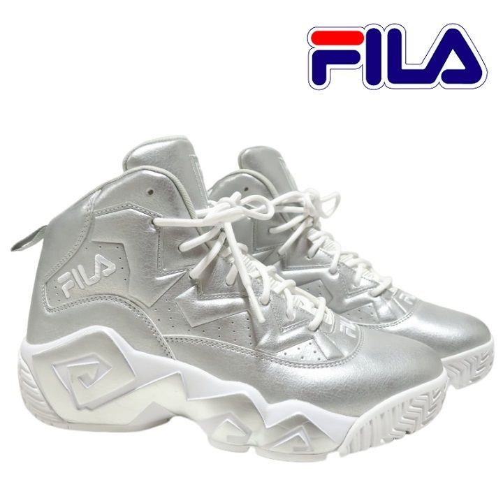 Fila フィラ スニーカー FILA フィラ スニーカー 天然皮革 本革 MB BRUSHED METAL