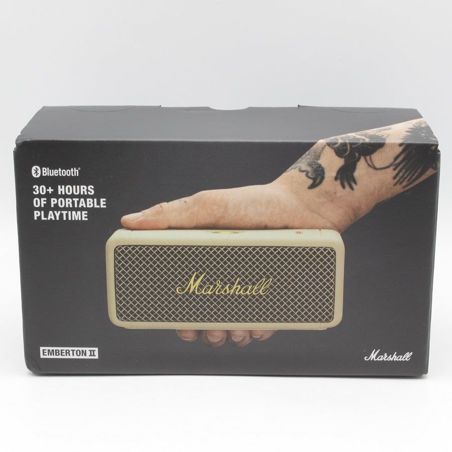 Marshall Emberton II Cream ワイヤレス ポータブル 防水 スピーカー マーシャル エンバートン クリーム 本体