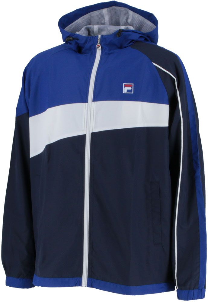 フィラ FILA テニス テニス ウィンドウェア ウィンドアップパーカー アウター フルジップ ウインドブレーカー 撥水 部活 練習 トレーニング チームウェア メンズ レディース VM7013 23 パジャブルー