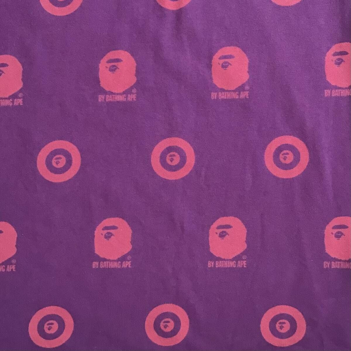 BAPE ターゲットロゴ ポロシャツ Mサイズ パープル a bathing ape BAPE 