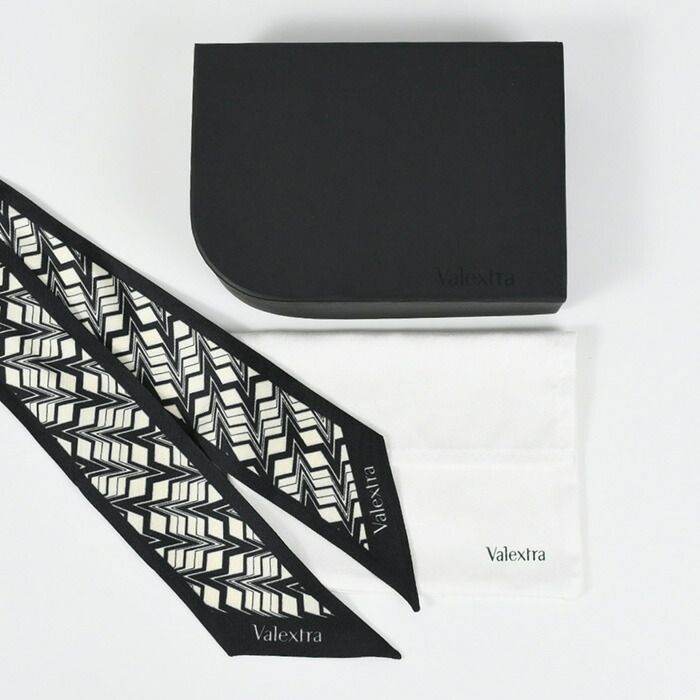VALEXTRA ヴァレクストラ スカーフ シルクバンド ペイズリー