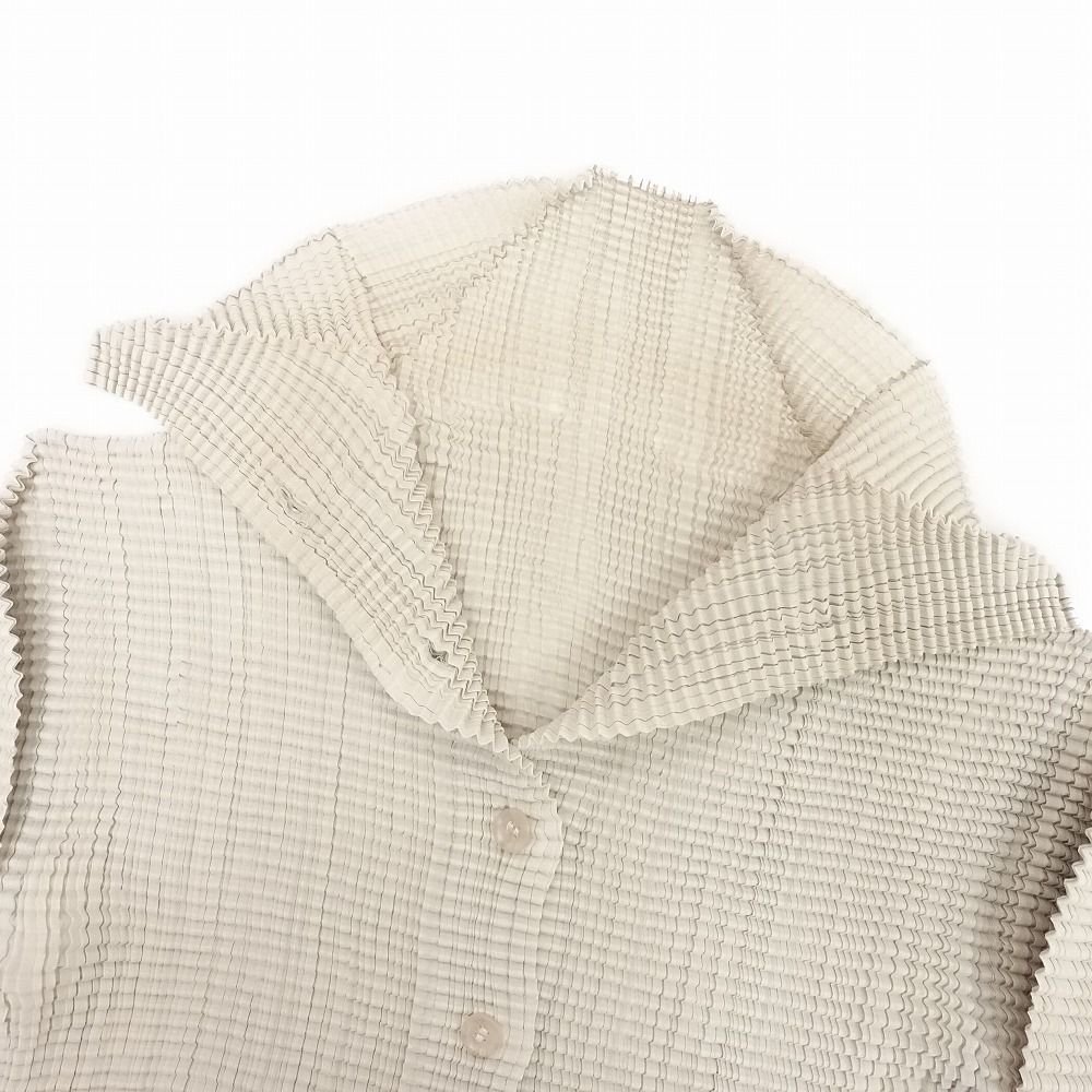 ISSEY MIYAKE イッセイミヤケ プリーツ シャツ ブラウス 長袖 トップス 