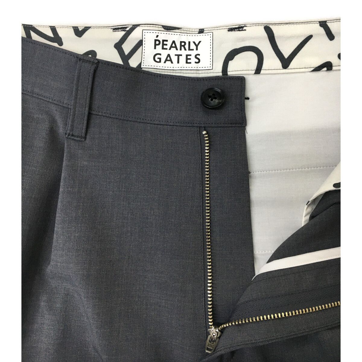 美品PEARLY GATES メンズパンツ グレーL PEARLY GATES ゴルフ メンズパンツ（色：グレー系）｜メンズ