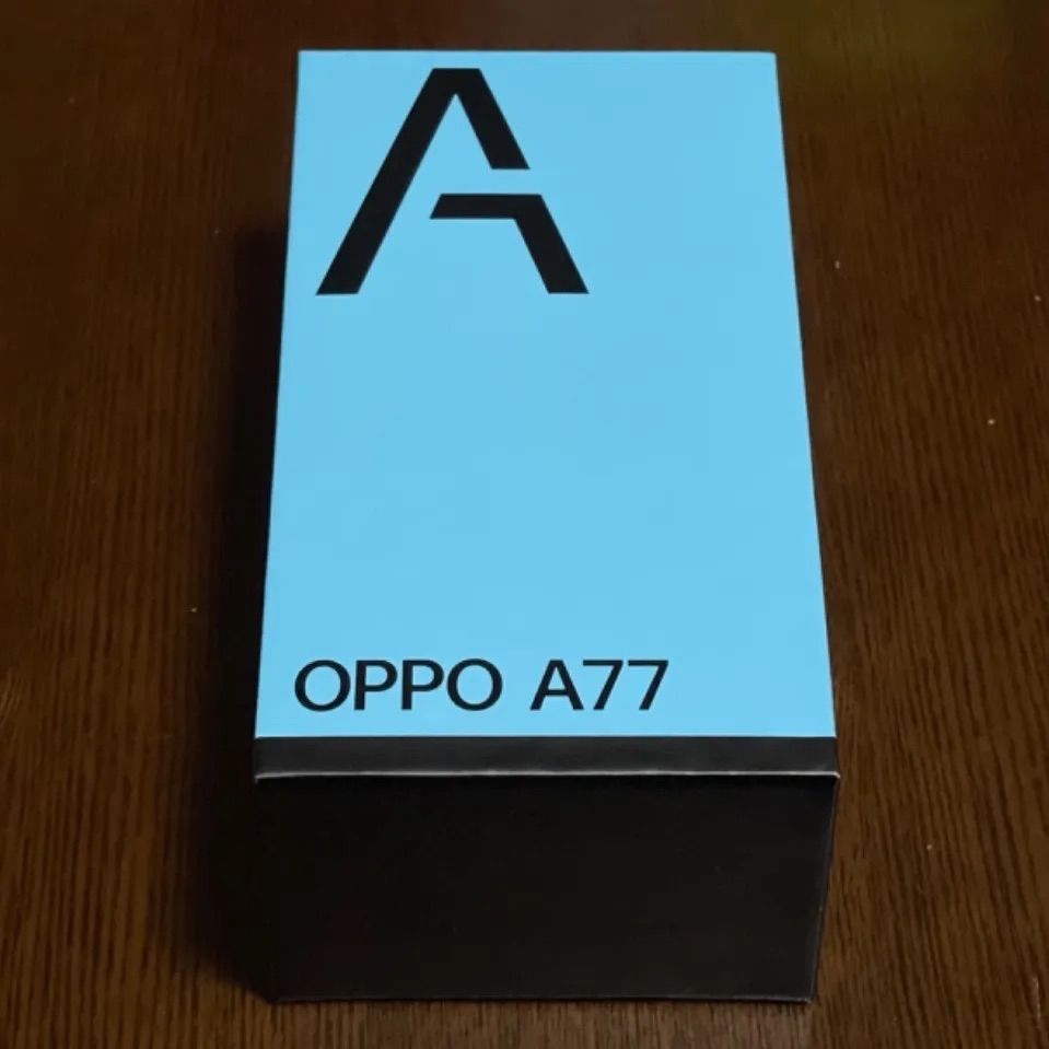 OPPO A77 ブルー 未開封新品 - スマホ・タブレット・パソコン