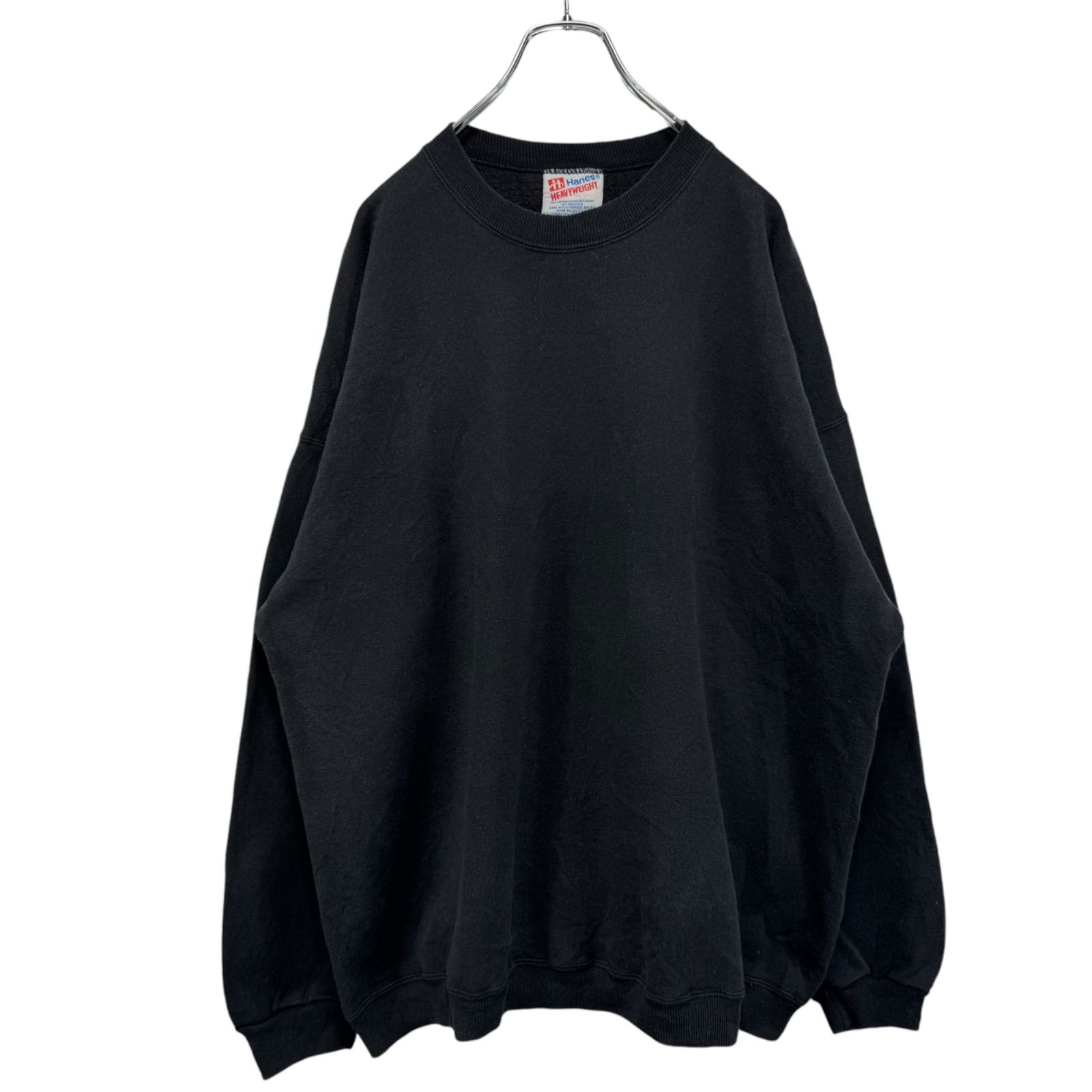 90s vintage USA製 Hanes Blank Plain Sweatshirt ヘインズ 無地 