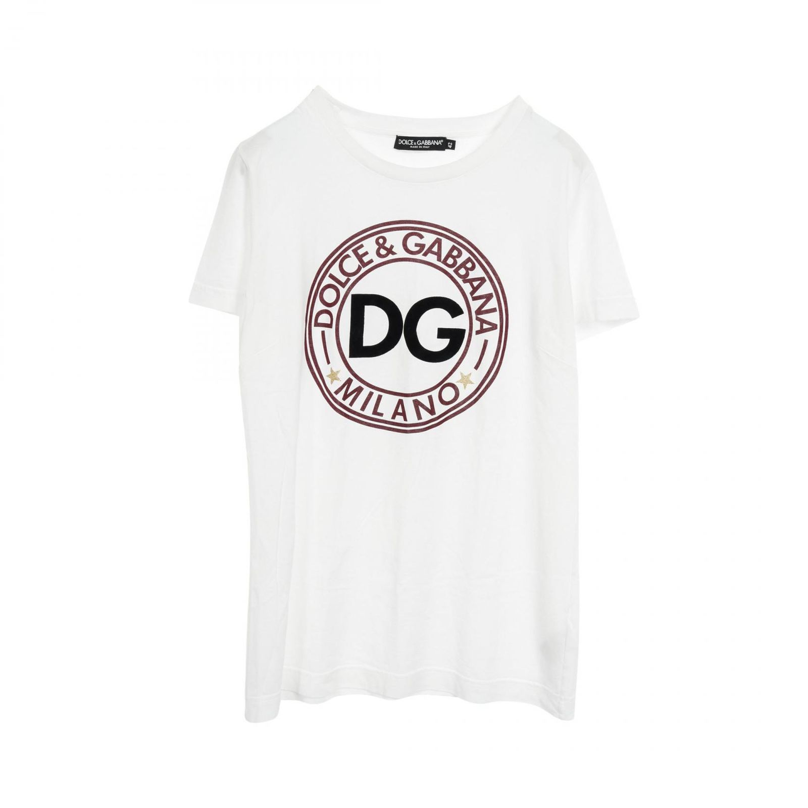 Dolce & Gabbana ドルチェ＆ガッバーナ ロゴTシャツ ホワイト 白 Dolce & Gabbana DGロゴ Tシャツ | ホワイト | FARFETCH JP
