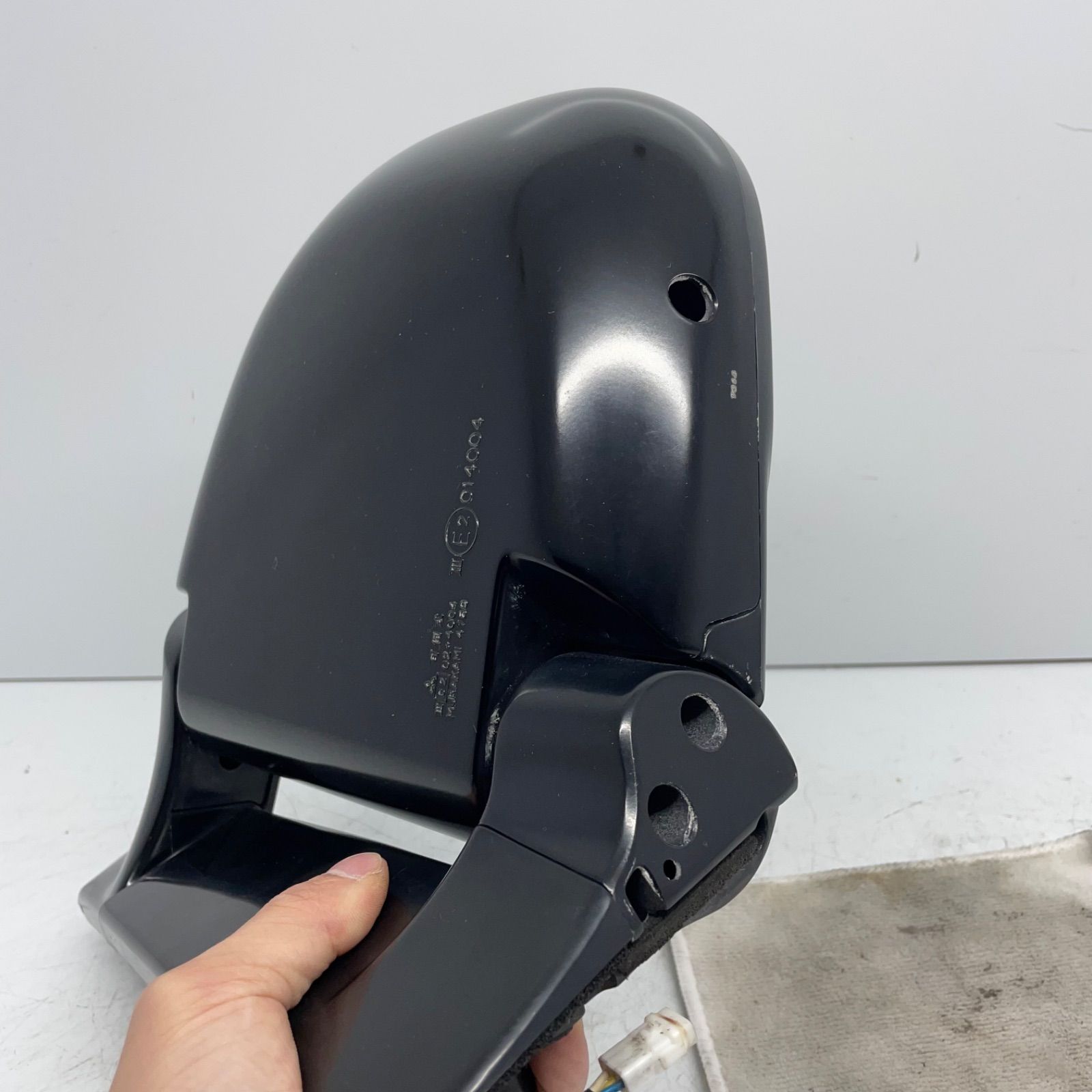 三菱 PE8W デリカ スペースギア 純正 ドアミラー サイドミラー 左側 