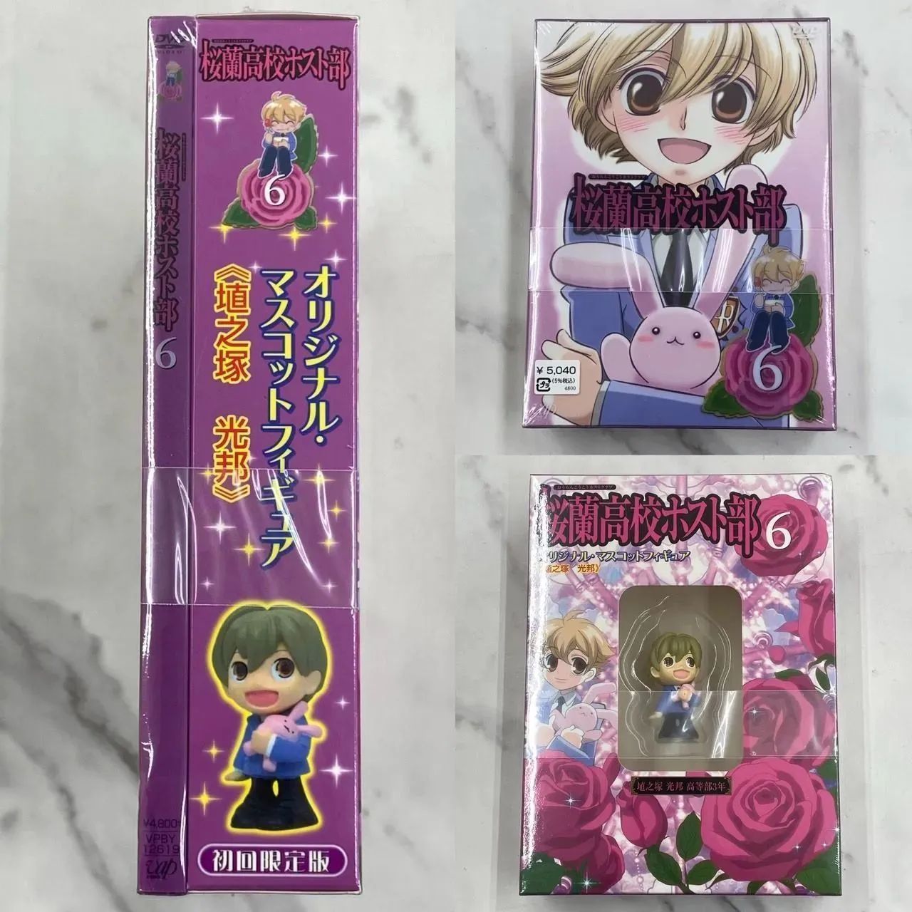 桜蘭高校ホスト部 dvd 初回限定盤 フィギュア 桜蘭高校ホスト部 DVDセット 初回限定 フィギュア7種セット 4・7