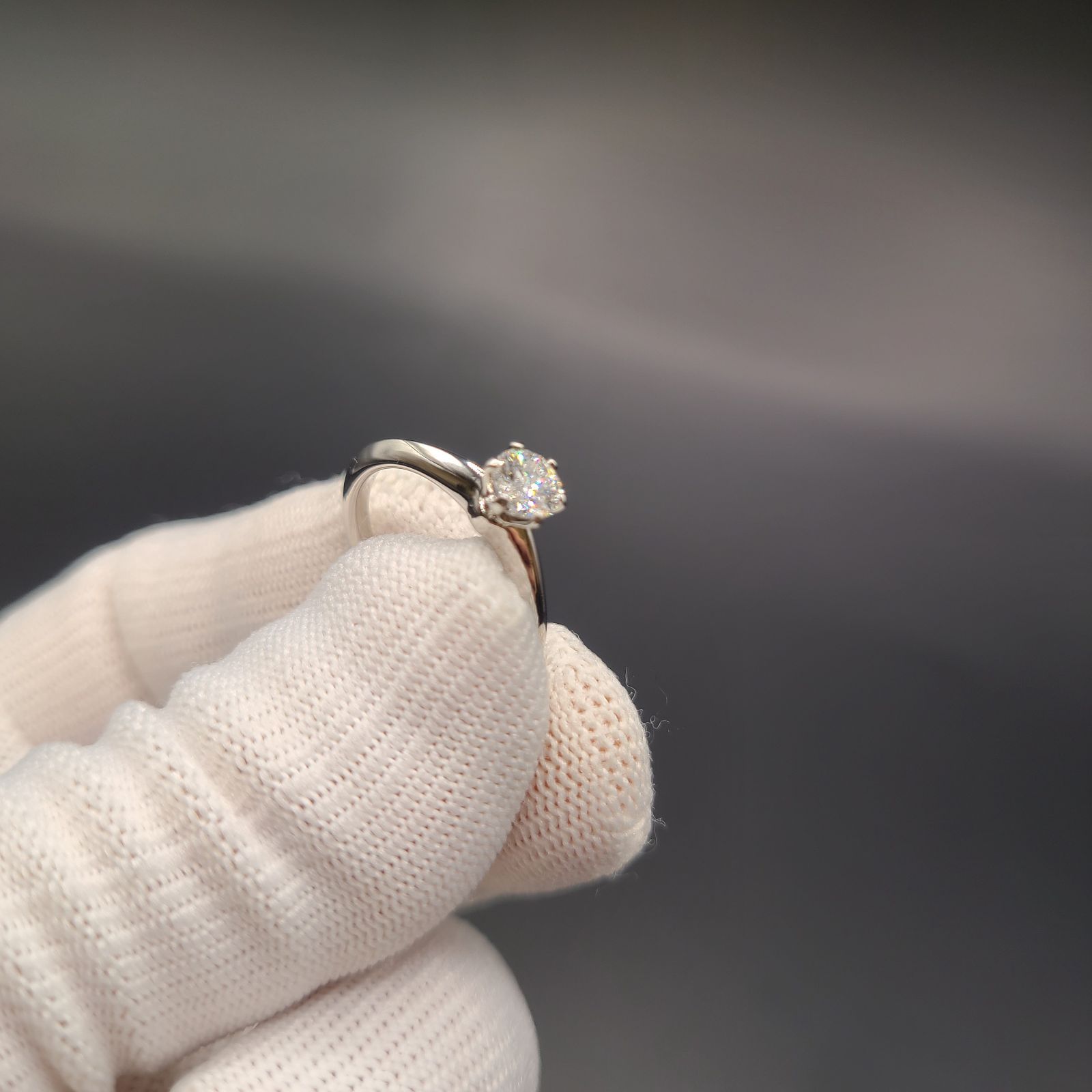 ☆美品☆Tiffany& Co. ティファニー☆ダイヤリング 婚約指輪☆0.40ct 