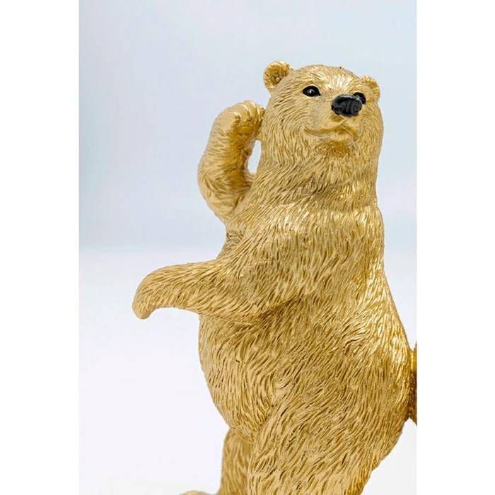 くま ベア Bear クマ 熊 ダンシングベア 置物 ゴールド 個性的 おしゃれ インテリア雑貨 アニマルグッズ かわいい 贈り物 誕生日 プレゼント ギフトおもしろい NEXPOTALLINN_EU