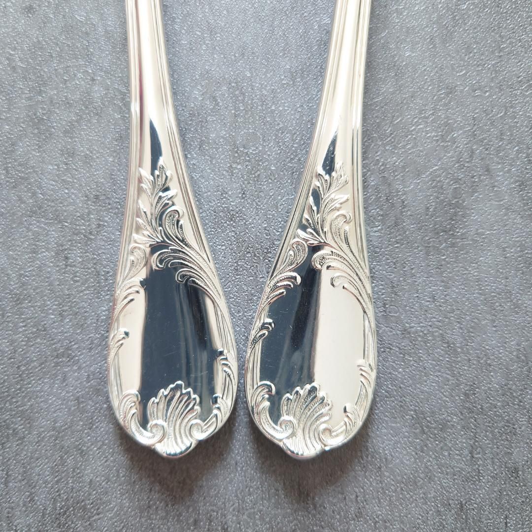 クリストフル マルリー コンソメスプーン 2点