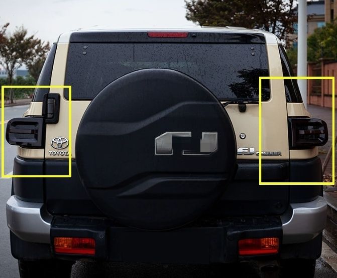 FJクルーザー テールライト テールランプ 流れるウインカー ドレスアップ 外装カスタム2006－2020 オープニングモーション付き FFCRYSTALESIA_COM