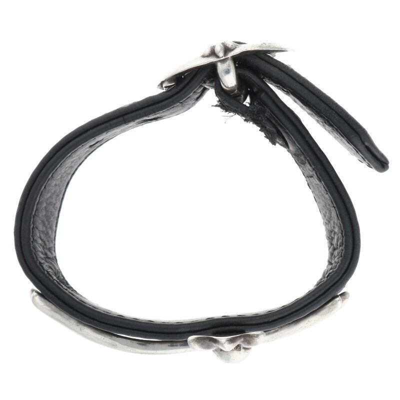 クロムハーツ BENT CH CROSS/ベント CHクロスガンスリンガーレザー  