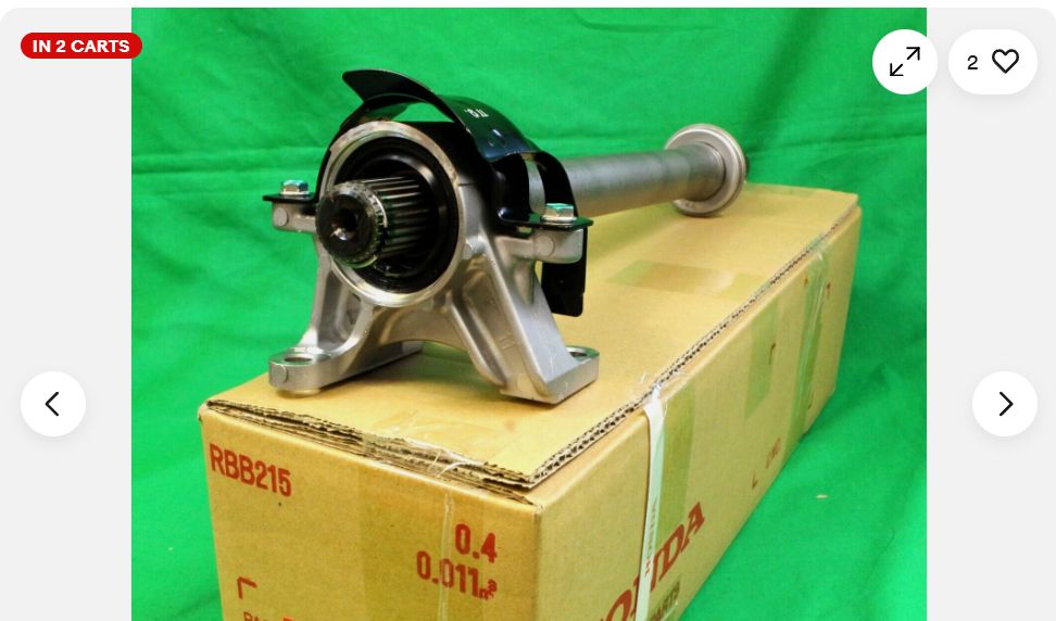 HONDA 純正 12-15 クロスツアー 08-12 アコード ハーフシャフトアセンブリ