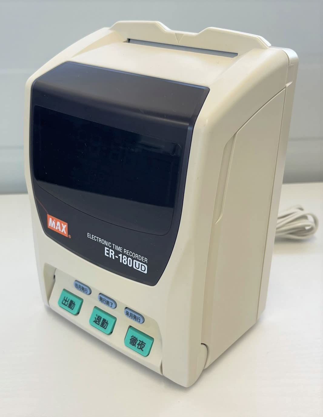 マックス タイムレコーダー ユニバーサルデザイン ER-180UD - メルカリ